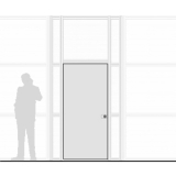 MPM90L scheda prodotto - Porta in multistrato bilaminato inserita nel pannello - cm 90x210h Porta in multistrato bilaminato inserita nel pannello - cm 90x210h - Porta in multistrato bilaminato inserita nel pannello - cm 90x210h