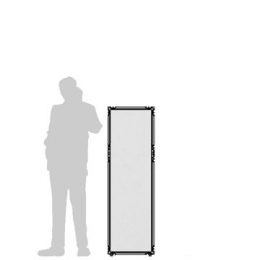 Pannello espositivo CLIPPER LEGGERO - cm 45x150h 