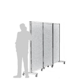 Separè autostabile ALA ROLLER "laminato" - cm 316x190h (3 elementi) - Separè autostabile ALA ROLLER 