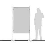 EX10D2 scheda prodotto - Pannello espositivo EXPO' Pannello espositivo EXPO' "composito" con basi diritte - cm 110x200h - Pannello espositivo EXPO'