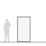 Pannello divisorio MACRO "alveolare" - cm 100x200h  - Pannello divisorio MACRO 