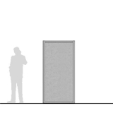 M10.20F scheda prodotto - Pannello divisorio MACRO Pannello divisorio MACRO "feltro" - cm 100x200h - Pannello divisorio MACRO