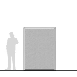 M15.20F scheda prodotto - Pannello divisorio MACRO Pannello divisorio MACRO "feltro" - cm 150x200h - Pannello divisorio MACRO