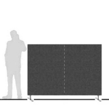 TX20.14D2 scheda prodotto - Pannello divisorio TXT autostabile con 2 basi dritte - cm 200x140h Pannello divisorio TXT autostabile con 2 basi dritte - cm 200x140h - Pannello divisorio TXT autostabile con 2 basi dritte - cm 200x140h