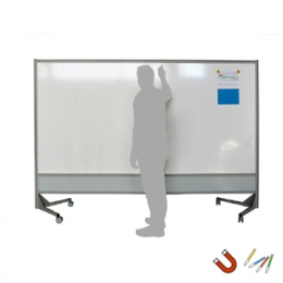 Lavagna magnetica su ruote MACRO LAVAGNA cm.306x208h