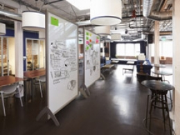 Lavagna MACROSMART  "bianca magnetica"- cm 131x200h 