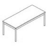 Tavolo multifunzionale con struttura metallica cm 180. - Tavolo multifunzionale con struttura metallica cm 180.